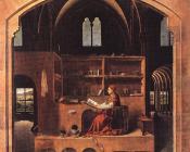 安东内洛 德 梅西纳 : St. Jerome in his Study